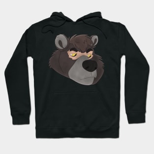 Anthro bear face Hoodie